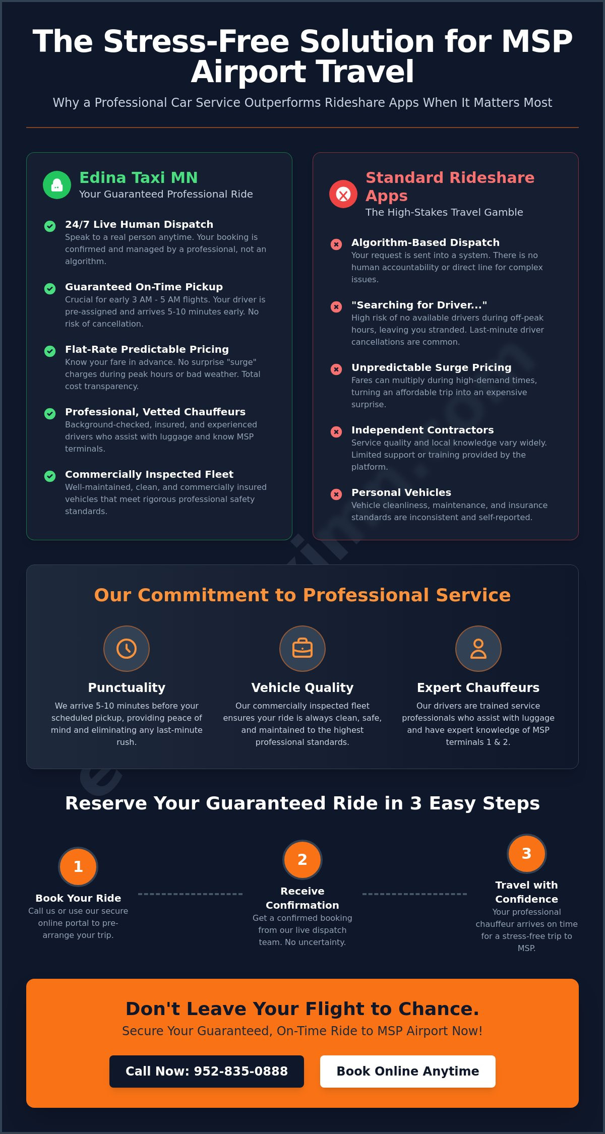 Best 24/7 Private Car Service in Minneapolis & MSP