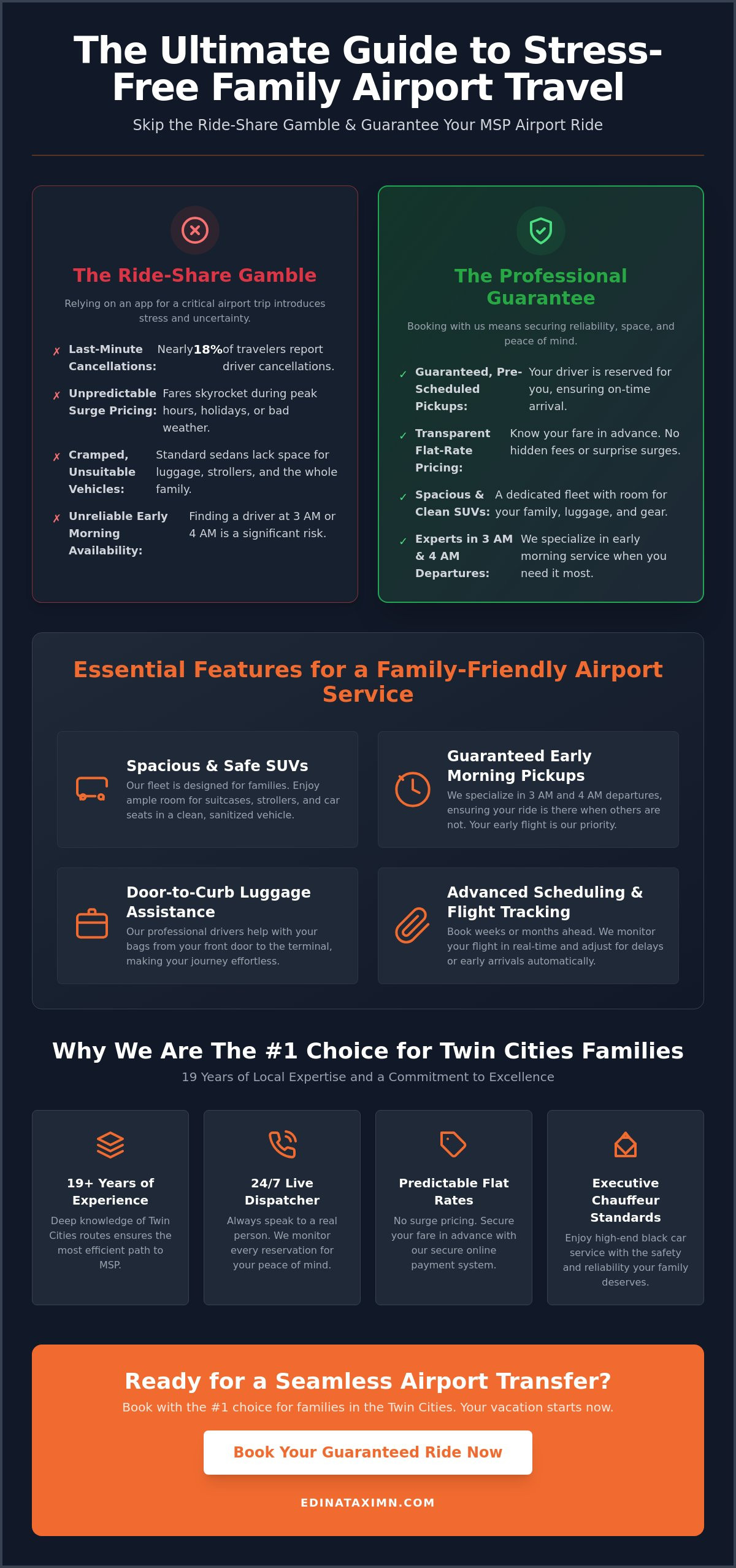 Minneapolis Airport Car Service for Families: Stress-Free Travel Guide 2026